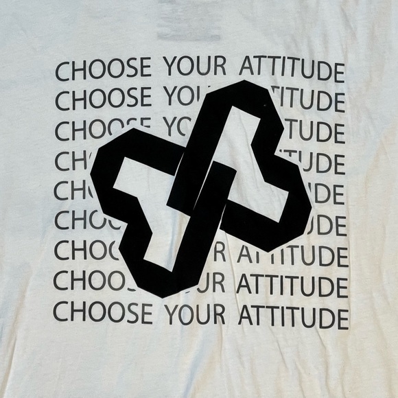 Choose Your Attitude Create Your Life Graphic Tee Size Medium - Picture 2 of 6